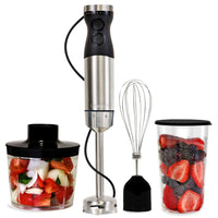 Kenmore 400W Hand Blender - Black and Silver-Powerful 400W motor