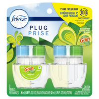 Febreze Plug Air Freshener Oil Refill - Gain Scent - 2 Pack-Refill