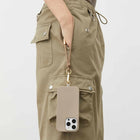 Ideal of Sweden Phone Wristlet Strap - Beige-Includes a ring and an attachment patch to connect to your phone case (phone cases are sold separately)