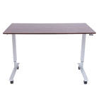 Luxor 60" Crank Adjustable Stand Up Desk-Crank allows for effortless adjustment from sitting to standing