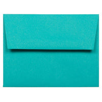 JAM Paper A2 Coloured Invitation Envelopes - 4.375 x 5.75 - Sea Blue Recycled - 50 Pack-Envelope Features: Straight gummed flap closure, high quality smooth paper finish, made with 30% recycled materials