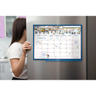 MotherWord 2026-2027 Deluxe Ultimate Family Fridge Calendar - 13-1/2" H x 18" W - English-Comes in an acid-free poly bag that can be re-used for storing art