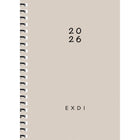 Quo Vadis EXDI Daily Planner - Wire-O Spiral Binding - Bilingual - Assorted - 6" x 8 1/4" -1 day per page