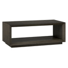 Hudson&Canal Evie 48"W Rectangular Coffee Table - Alder Brown-A modern contemporary design for your living room, den, and more
