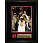 Kawhi Leonard Toronto Raptors Lifting 2019 Playoff MVP Photo - Framed Print - 15" x 17"-Premium raptors