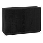Hudson&Canal Alston 48"W Buffet Table - Black Grain-A modern contemporary design for your dining room, kitchen, or den