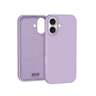 Blu Element Silicone Compatible with MagSafe Case for iPhone 17 - Lavender-Microfibre lining to prevent scratches
