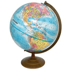 Replogle Globemaster 12" Blue Ocean Desk Globe With Metal And Semi-Meridian - English-Up to date cartography