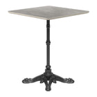 Zuo Alfresco Dining Table - Grey-Faux Concrete MDF square shape tabletop