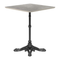 Zuo Alfresco Dining Table - Grey-Faux Concrete MDF square shape tabletop
