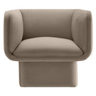 Modway Tate Performance Velvet Accent Chair - Taupe-Assembly Required