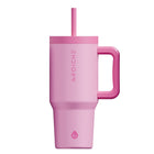 GROSCHE Aspen Insulated Water Tumbler with Handle - 32 oz. - Hot Pink-32oz capacity