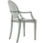 Modway Casper Dining Armchairs - Smoke - 2 Pack-Chair Weight Capacity: 331 Pounds