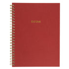 Gry Mattr Spiral Notebook - 6" x 8"- Lined - 80 Sheets - Red-Cover made from cherry by-product material