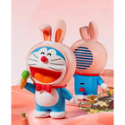 Rock Doraemon Singing Rabbit Bluetooth Speaker - Blue/White-Compact collectible desktop speaker with USB Type-C charging