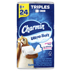 Charmin Ultra Soft Toilet Paper - 168 Sheets Per Roll - 8 Triple Rolls-Cushiony soft without compromising strength