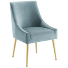 Modway Discern Upholstered Performance Velvet Dining Chair - Light Blue-Dining Room or Accent Chair
