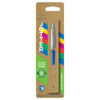 Parker Jotter Originals Ballpoint Pen - Classic Blue Finish - Blue Ink  -Glossy classic blue finish is effortlessly fun and stylish