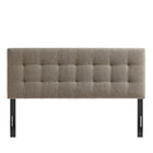 Modway Lily Upholstered King Size Headboard - Taupe-Padded Construction