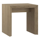 Hudson&Canal Oswin 22"W Rectangular Side Table - Antiqued Grey Oak-A modern contemporary design for your living room, den, and more