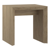 Hudson&Canal Oswin 22"W Rectangular Side Table - Antiqued Grey Oak-A modern contemporary design for your living room, den, and more