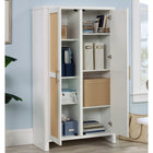 Sauder Isabella Isle Storage Cabinet - White-Safety first: Wall anchor kit provided to help prevent tip-over accidents