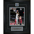Victor Wembanyama Pin & Plate Spurs - Framed Print - 16" x 20"-Premium 8x10 framed