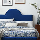 Modway Aurora Performance Velvet Full Bed - Navy-Stain-Resistant Performance Velvet