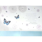 Rosedale Gold French Birthday Greeting Cards & Envelopes - 5-1/2" x 8" - Butterfly - 6 Pack-Printed on premium uncoated paper