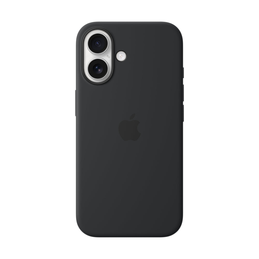 Apple iPhone 16 Silicone Case with MagSafe - Black | staples.ca
