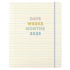 Graphique 2024-2025 Academic Pastel Monthly Desk Planner - 8" x 10"-18 Months