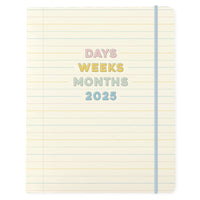 Graphique 2024-2025 Academic Pastel Monthly Desk Planner - 8" x 10"-18 Months