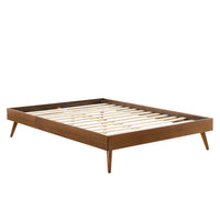 Modway Margo Wood King Platform Bed Frame - Walnut-King Platform Bed Frame