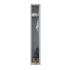 Ceha RH Series 1-Tier Locker with Louver Vents and Recessed handle - Bank of 1 - Light Grey-Flexible storage solutions to fit your space and organizational needs