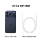 Apple iPhone 17 Pro Max - 256 GB - Deep Blue - Bell and Virgin Plus-Built For Apple Intelligence - Personal, private, powerful. Write, express yourself, and get things done effortlessly