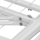 Modway Horizon Stainless Steel Full Bed Frame - White-Weight Capacity To 1300 lb