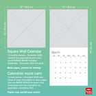 BrownTrout The Very Busy 2026 Family Organizer Planner-Specifications - 16 months (two-page layout September-December 2025, and January-December 2026), 12" x 12" (closed), 12" x 24" (opened), 28 pages