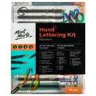 Mont Marte Signature Hand Lettering 26-Piece Set-Includes the core tools you need to start hand lettering and calligraphy for cards, invitations, journals and creative practice