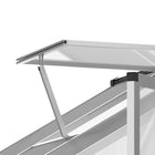 Outsunny 6' x 6' x 6.4' Polycarbonate Greenhouse- An opening rooftop vent ensures excellent ventilation for your unit  
 