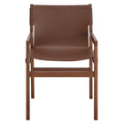Modway Sonora Leather Dining Chair - Nutmeg Brown-8