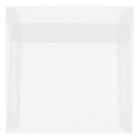 JAM Paper Square Translucent Vellum Invitation Envelopes - 8.5" x 8.5" - Clear - 25 Pack (GTGN530)-Color: Clear