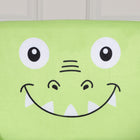 Qaba Kids Sofa, Armrest Chair for Preschool - Green-Cute dinosaur print on the backrest adds a playful touch
