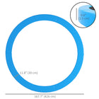 Soozier 14' Trampoline Spring Cover - Light Blue-The pad can be easily attached to the trampoline frame with elastic ropes