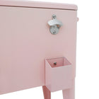 Permasteel 80 Quart Patio Cooler - Pink-Insulated Basin keeps Drinks Cold up to 36 hours