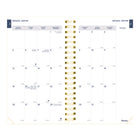 Blueline 2026 Blossom Weekly Pocket Planner with Poly Cover - 6" x 3-1/2" - Assorted Designs - Bilingual-Tear-off corners