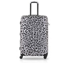 TUCCI Italy Winter Leopard Art 3-Piece Hardside Luggage Set-Lightweight Polycarbonate Hard Shell - Flexible, durable, impact‑resistant suitcase material that keeps your travel bag strong yet ultra‑light for easy lifting and airline compliance