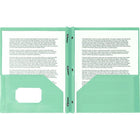 Staples Poly Report Cover - Aqua-Opaque 0.2mm