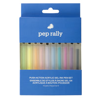 Pep Rally Study Pens - 1.0mm - Assorted - 10 Pack-Includes 10 gel ink pens