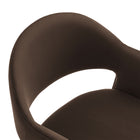 Modway Talia 37" Performance Velvet Counter Stool - Chocolate Brown-8