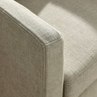 Modway Serene Fabric Slipcovered Swivel Armchair - Linen-Dense Foam Padding